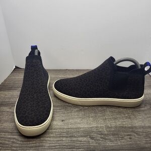 Rothy's The Chelsea Ankle Boot Leopard Print Size Women's 7.5